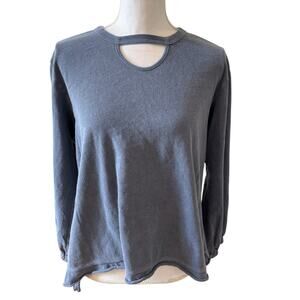 WILT Loungewear Relaxed Athleisure Top Vintage Blue M